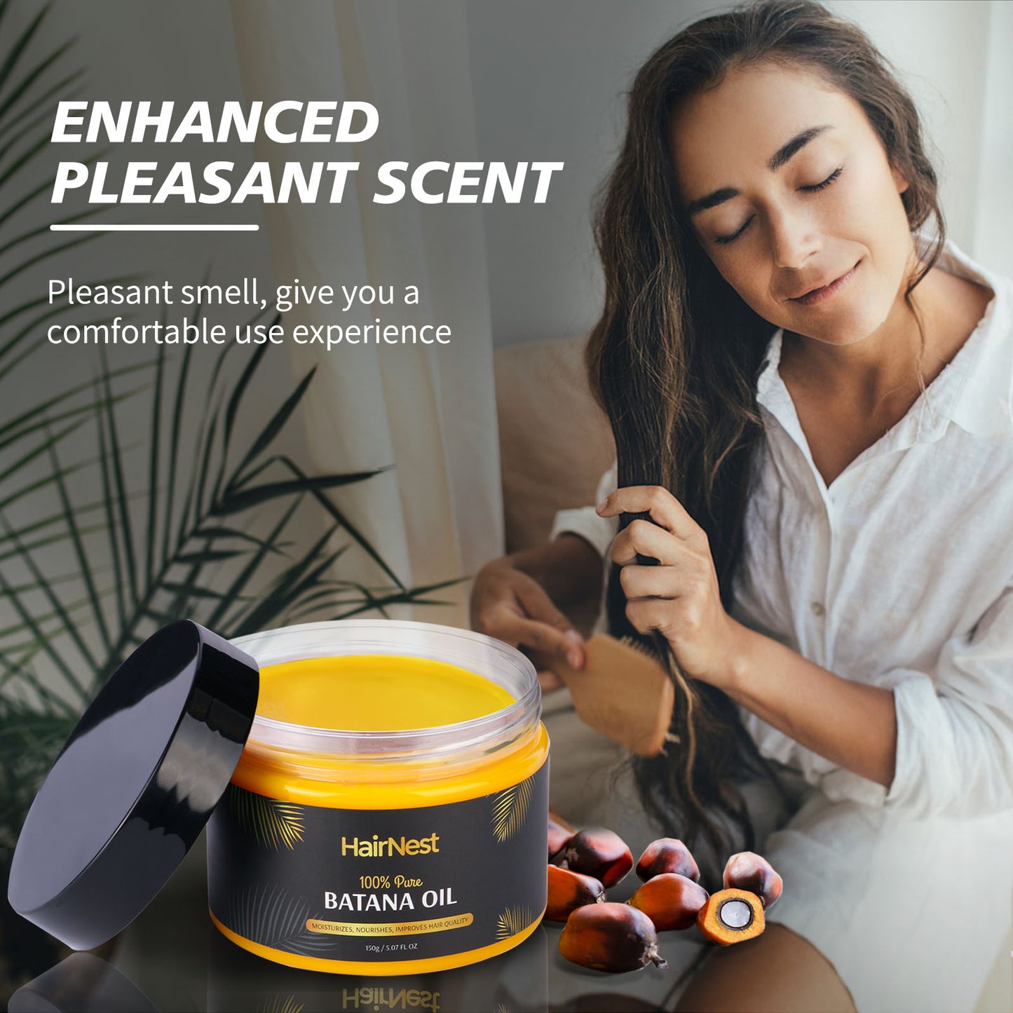 150g Premium Batana Oil – Cold Pressed Organic Hair Growth Oil from Honduras