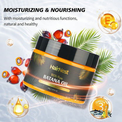 150g Premium Batana Oil – Cold Pressed Organic Hair Growth Oil from Honduras